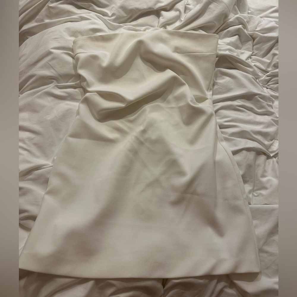 Zara white tube dress